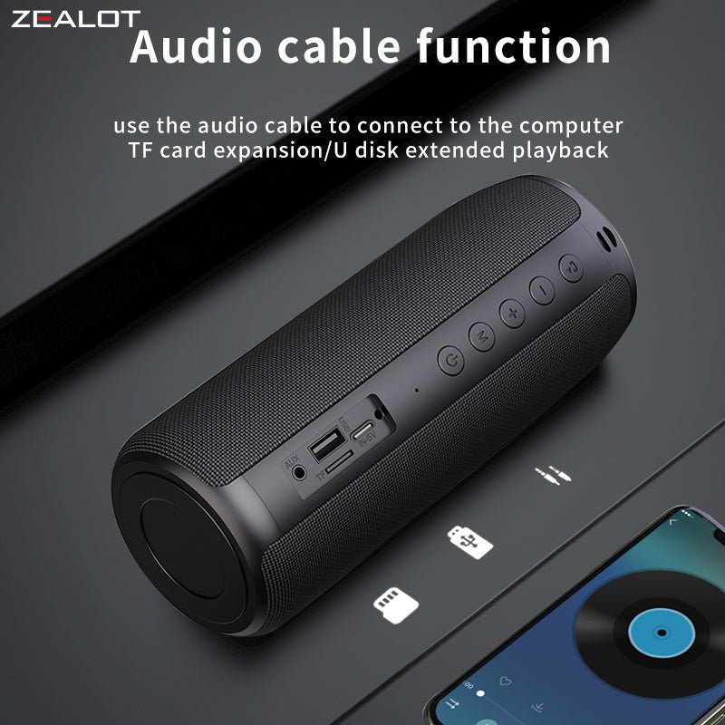 ZEALOT S51 Portable Bluetooth Speaker