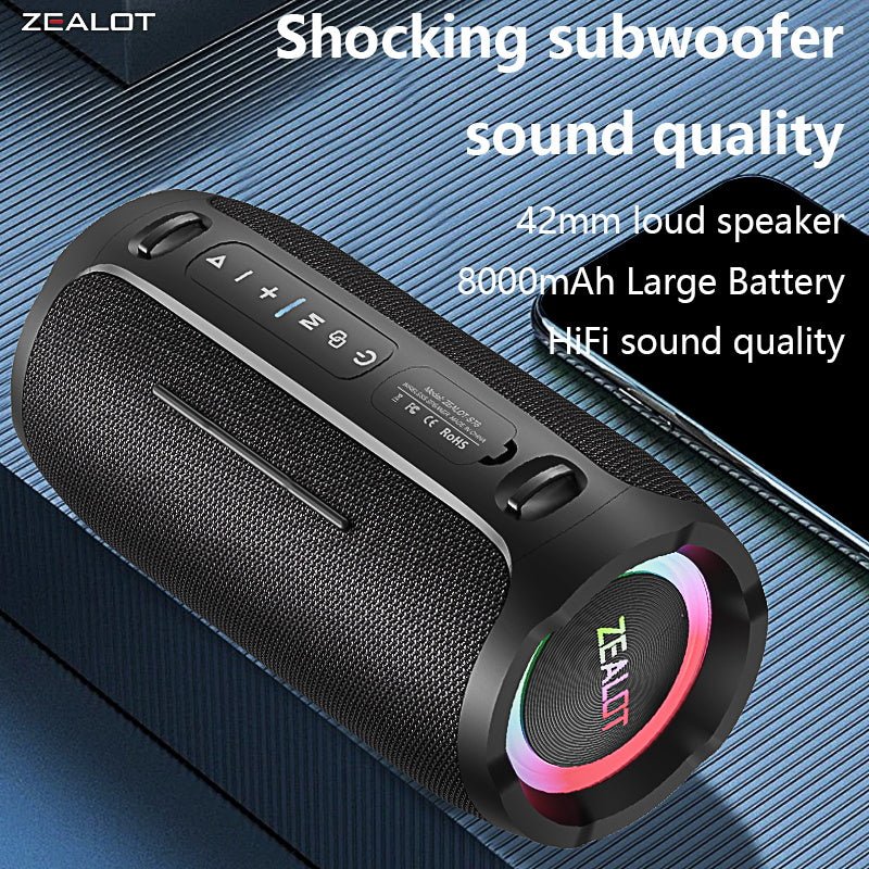 ZEALOT S76 Portable Bluetooth Speaker
